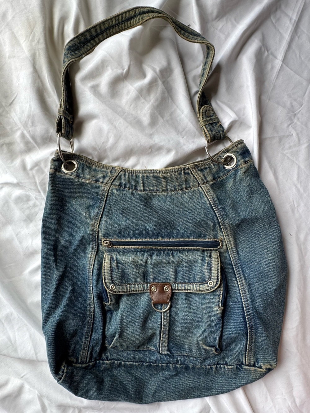 Y2K Jean Shoulder Purse